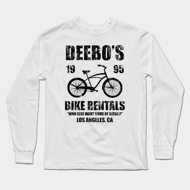 1995 Deebo's Bike Rentals // Vintage Style Design Long Sleeve T-Shirt by Indanafebry